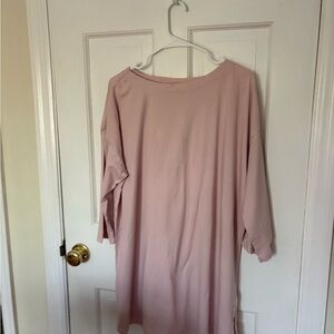 J Jill luxe supima pleat backed   Pink tunic xl
